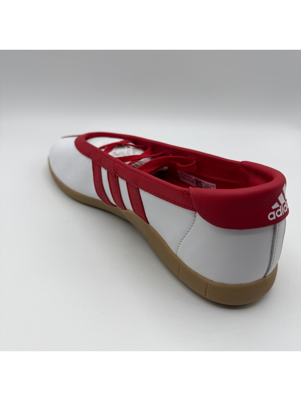 adidas Originals Taekwondo Mei Ballet White Red Women Size 10 JQ0960 NEW - Picture 9 of 13